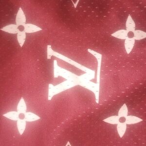 LV maroon shorts